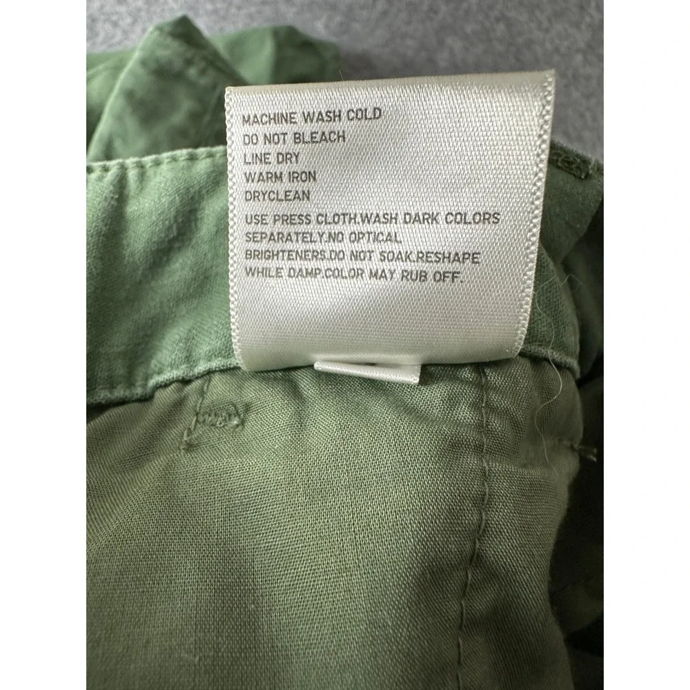 Uniqlo Cargo Pants Women S Green Cotton Utility‎ Gorpcore Streetwear